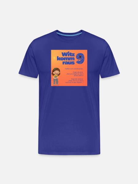 Witz kommt raus 9 - Männer Premium Bio T-Shirt - Königsblau