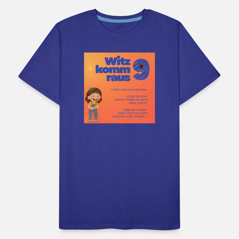 Witz kommt raus 9 Männer Premium Bio T-Shirt