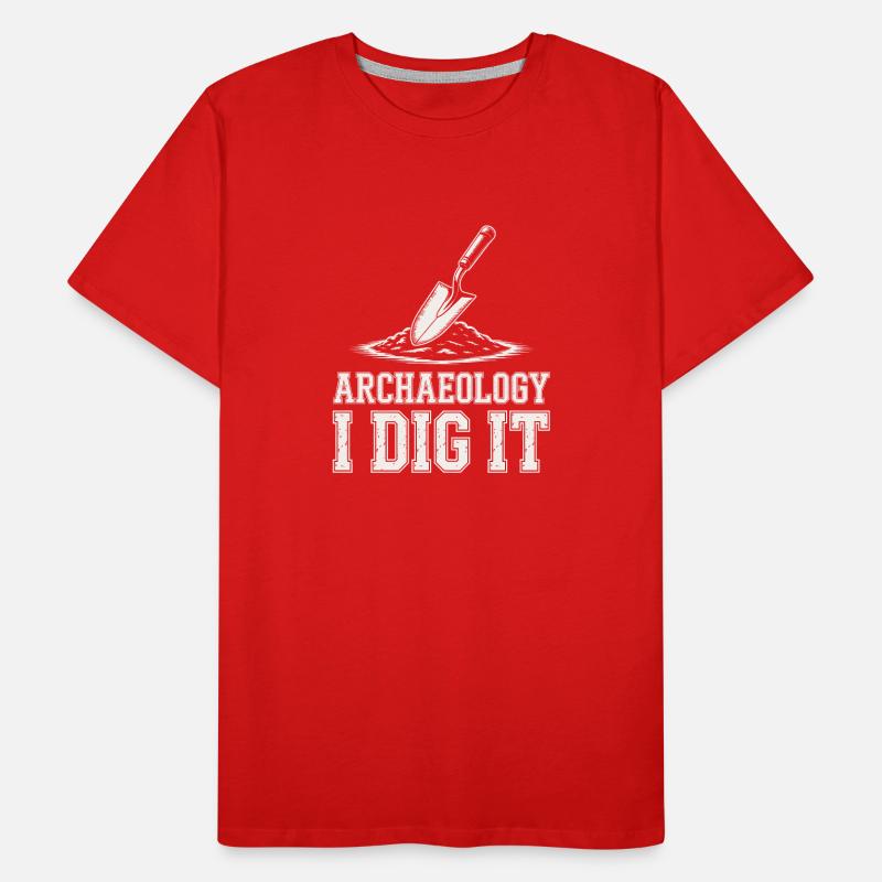 Archaeology I Dig It Men's Premium Organic T-Shirt