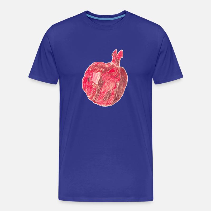Granatapfel - Männer Premium Bio T-Shirt - Königsblau