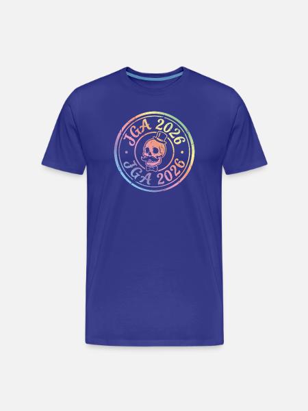 Jga 2026 Skull Bachelor Party - Men's Premium Organic T-Shirt - royal blue