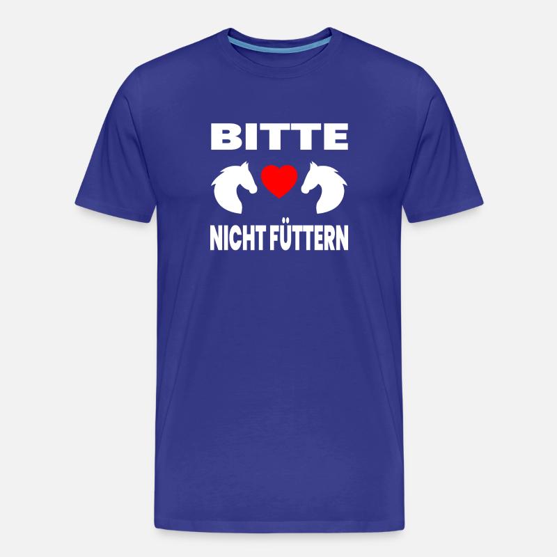 Pferde - Männer Premium Bio T-Shirt - Königsblau