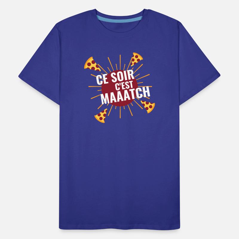Ce soir c'est Maatch Pizza T-shirt bio Premium Homme