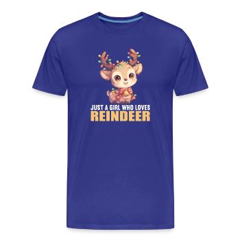 Renne Renne - T-shirt bio Premium Homme - bleu roi - Devant - Damien (186cm)