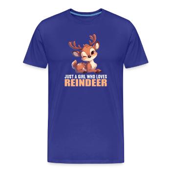 Renne Renne - T-shirt bio Premium Homme - bleu roi - Devant - Damien (186cm)