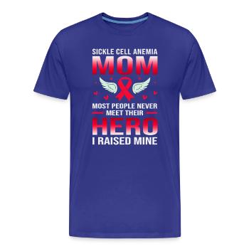 Sickle cell anemia - Men's Premium Organic T-Shirt - royal blue - Front - Damien (186cm)