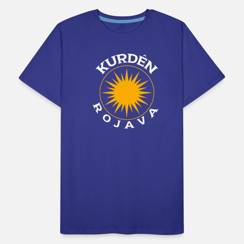 Kurdes Rojava T-shirt bio Premium Homme