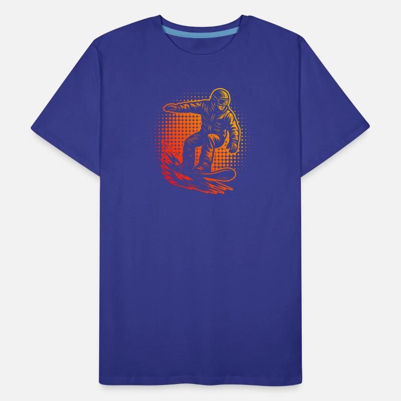 Déclaration directe sur le snowboard T-shirt bio Premium Homme