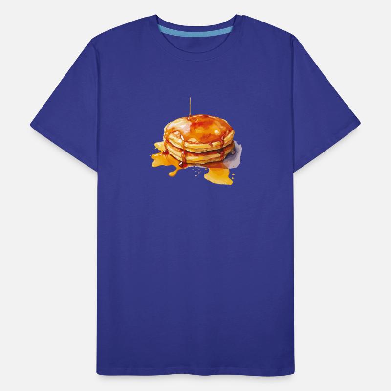 Syrup Pancake Stack Men's Premium Organic T-Shirt