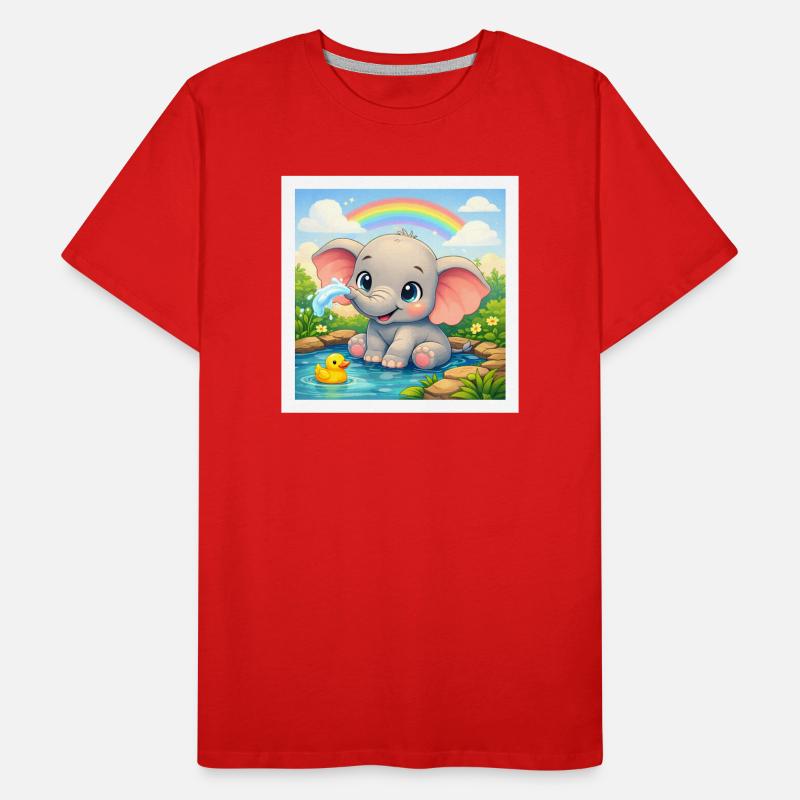 Elli l’Éléphant T-shirt bio Premium Homme