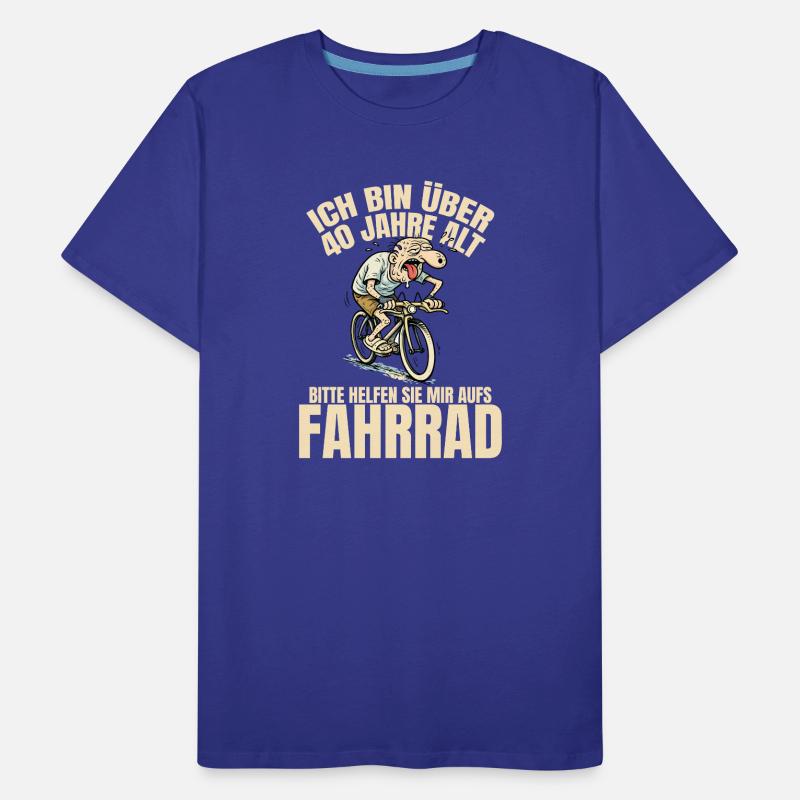 Dire sur le vélo - J’ai plus de 40 ans T-shirt bio Premium Homme