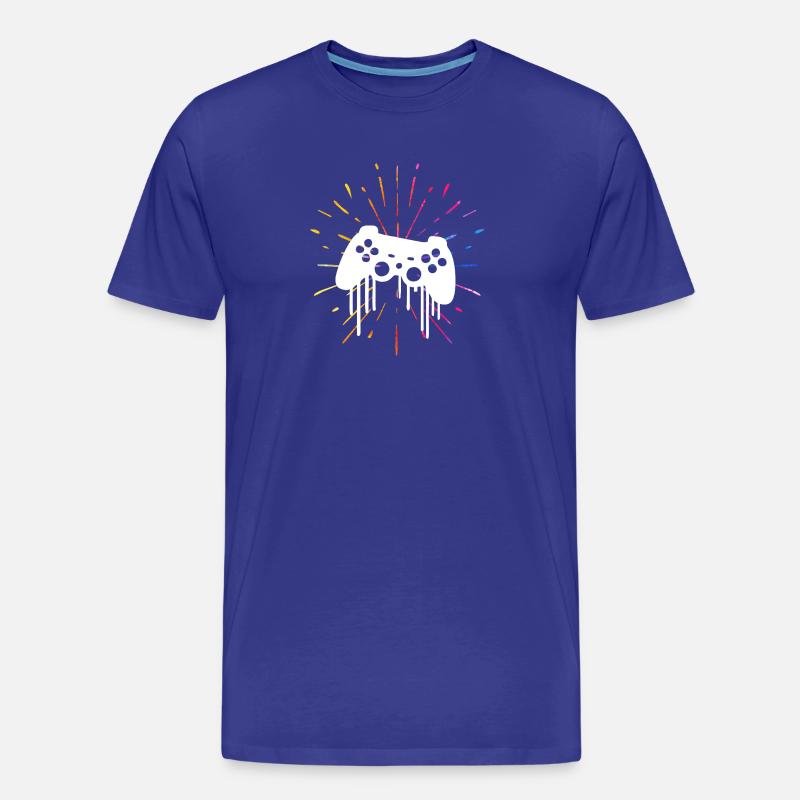 Gaming  - Männer Premium Bio T-Shirt - Königsblau