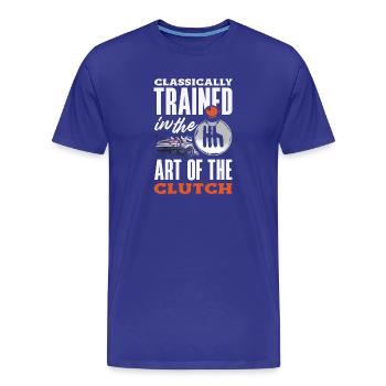 Voiture manuelle, entraînée classiquement - T-shirt bio Premium Homme - bleu roi - Devant - Damien (186cm)