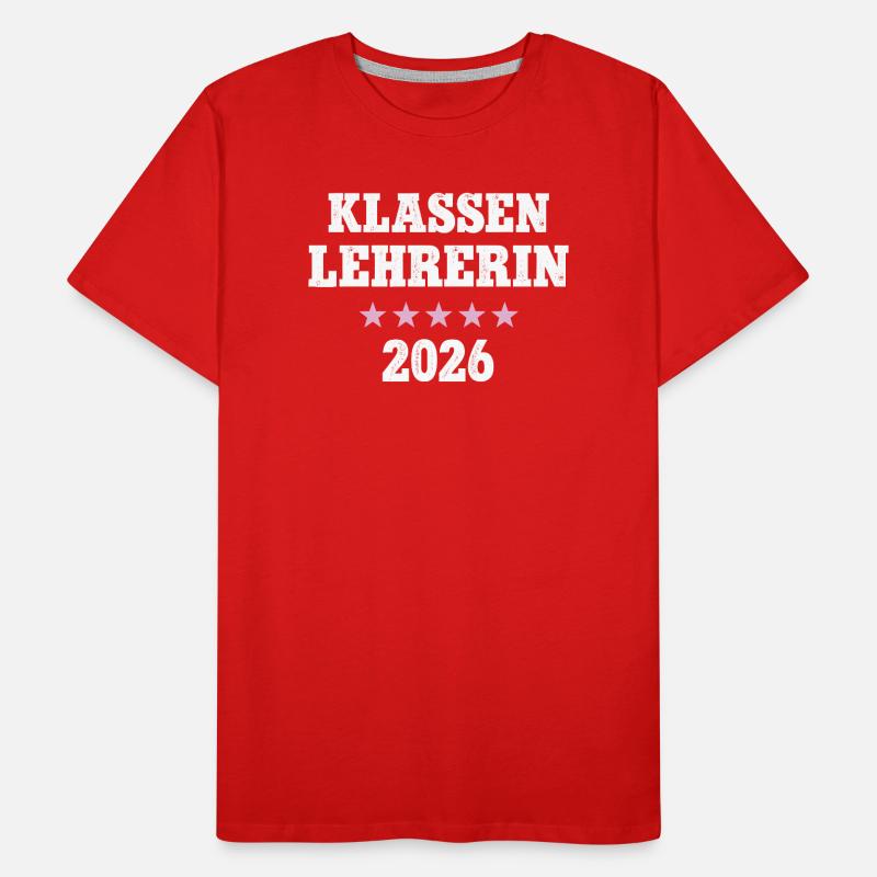 Professeur de classe Anniversaire Classes d’adieu Professeur T-shirt bio Premium Homme