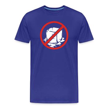 No Symbol Anti Deportation Pro Immigrant March - Men's Premium Organic T-Shirt - royal blue - Front - Damien (186cm)