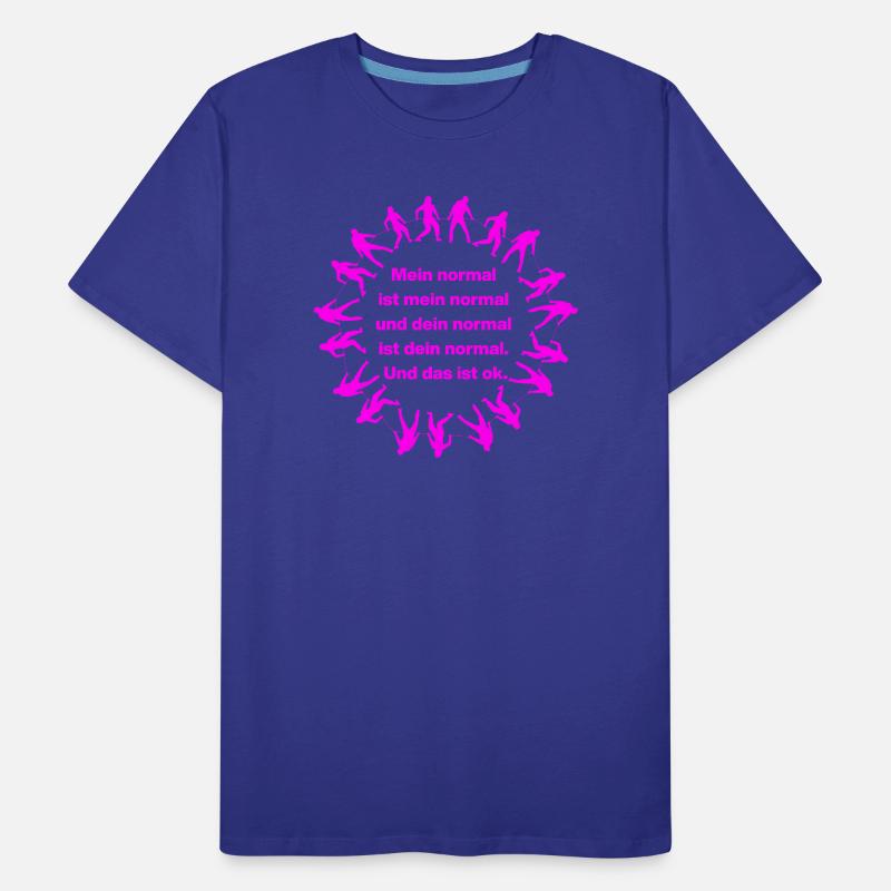 MON NORMAL EST MON NORMAL, LE TIEN VA BIEN ✌️ T-shirt bio Premium Homme