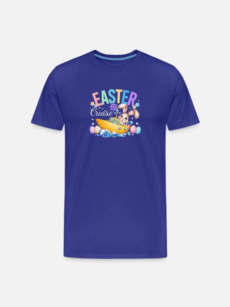 Easter Cruise Holiday Quote - Men's Premium Organic T-Shirt - royal blue