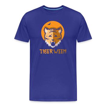 Safari Afrika serengeti wildlife halloween Tiger - Männer Premium Bio T-Shirt - Königsblau - Vorne - Damien (186cm)