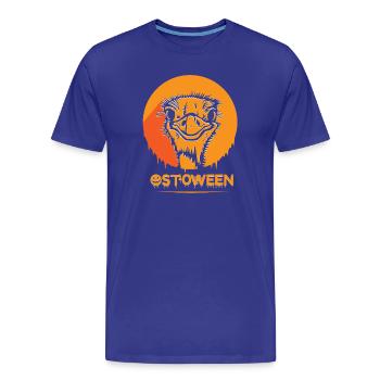 Bouquet d’Halloween Safari Africa Serengeti Wildlife - T-shirt bio Premium Homme - bleu roi - Devant - Damien (186cm)