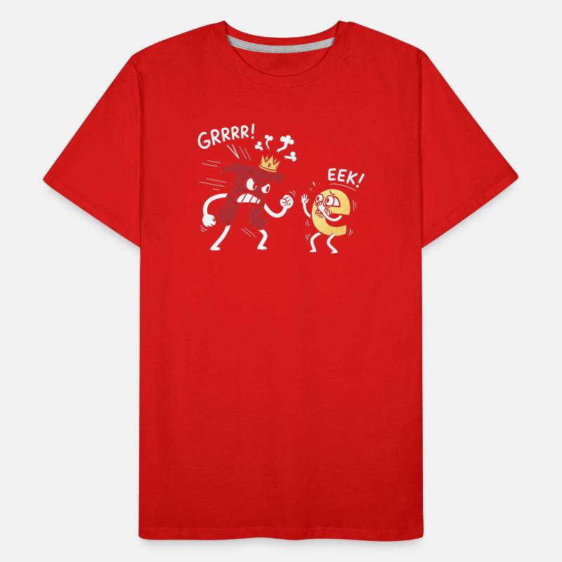 Constantes mathématiques Pi menacé e Comic T-shirt bio Premium Homme