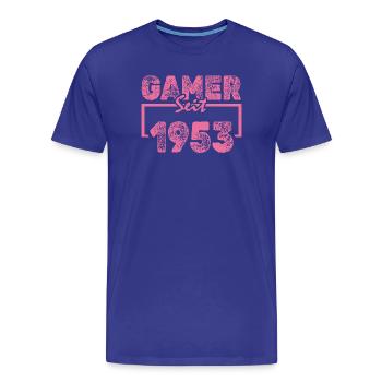 1953 - Männer Premium Bio T-Shirt - Königsblau - Vorne - Damien (186cm)