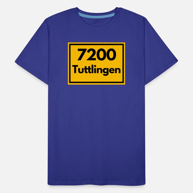 OLD POSTCODE POSTCODE RETRO 7200 TUTTLINGEN Men's Premium Organic T-Shirt