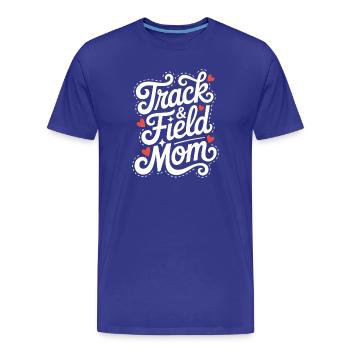 Leichtathletik Sprüche Leichtathletik Geschenk - Männer Premium Bio T-Shirt - Königsblau - Vorne - Damien (186cm)