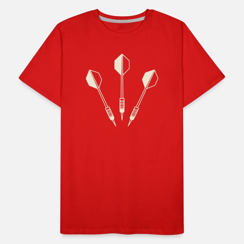 Trois Fléchettes - Set de Fléchettes T-shirt bio Premium Homme