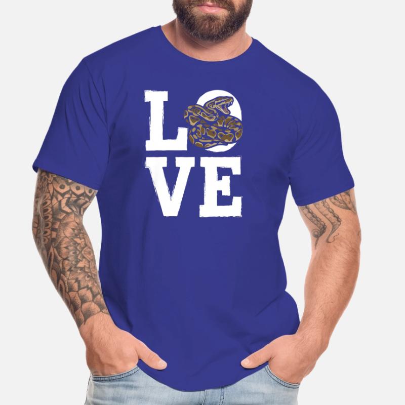 Les serpents rois Python ADORENT les pythons de terrarium T-shirt bio Premium Homme