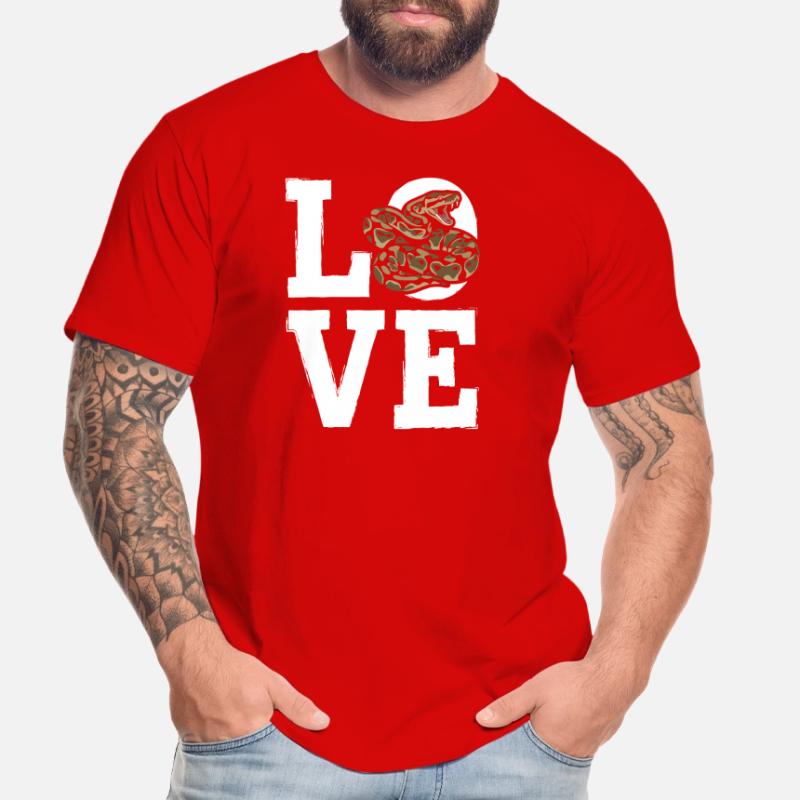 King Python Snakes LOVE Terrarium Python Men's Premium Organic T-Shirt