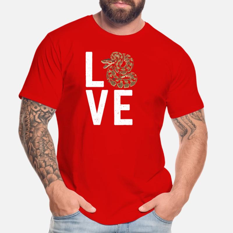 King Python Snakes LOVE Terrarium Python Men's Premium Organic T-Shirt