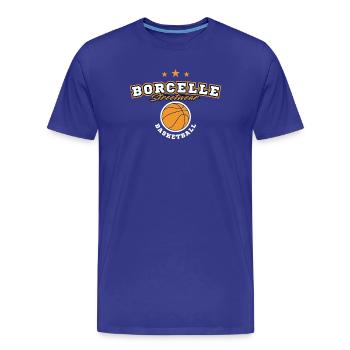 Borcellle Basketball Streetwear - Men's Premium Organic T-Shirt - royal blue - Front - Damien (186cm)