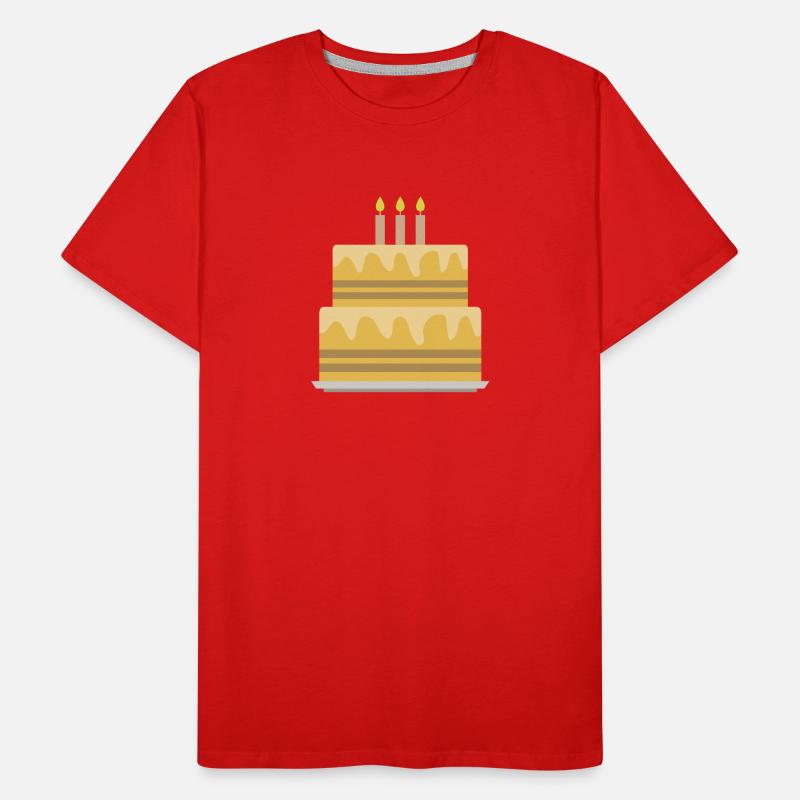 Geburtstagskuchen Männer Premium Bio T-Shirt