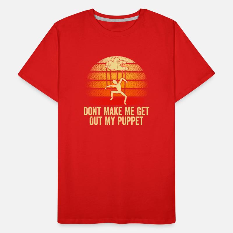 Puppet on Strings Sunset Men's Premium Organic T-Shirt