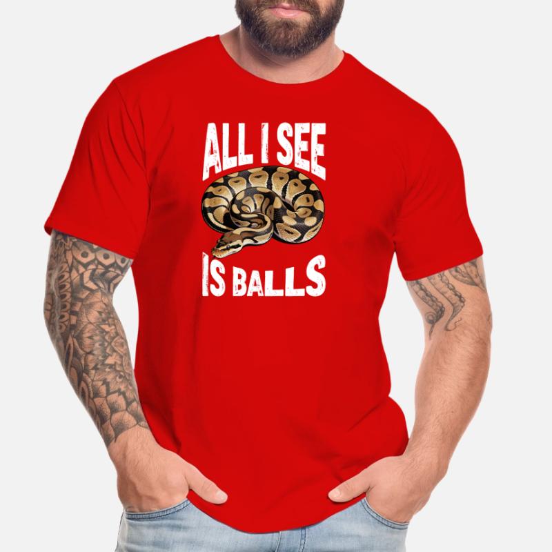 Python roi Serpents Amateurs de terrarium Python T-shirt bio Premium Homme