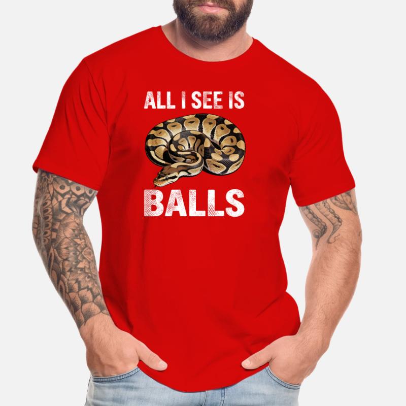King Python Snakes Lover Terrarium Python Men's Premium Organic T-Shirt