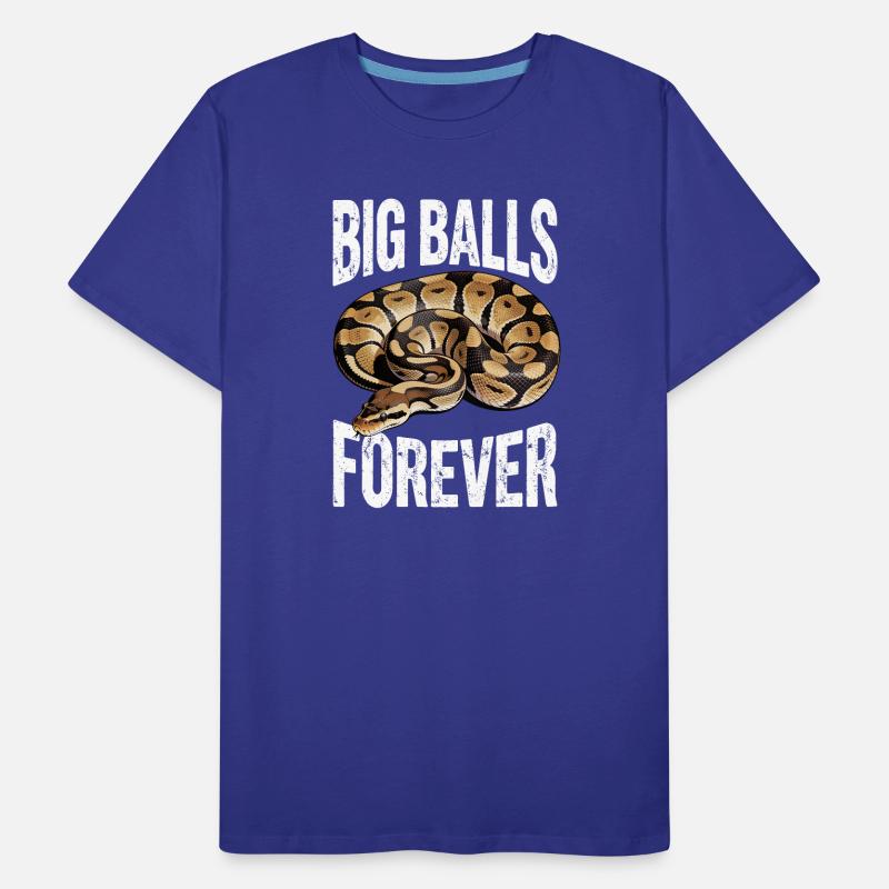 Königspython Schlangen Liebhaber Terrarium Python Männer Premium Bio T-Shirt