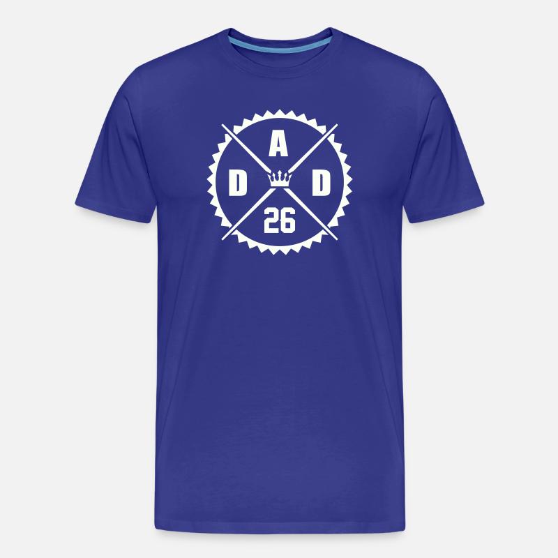 Dad 26 - Männer Premium Bio T-Shirt - Königsblau