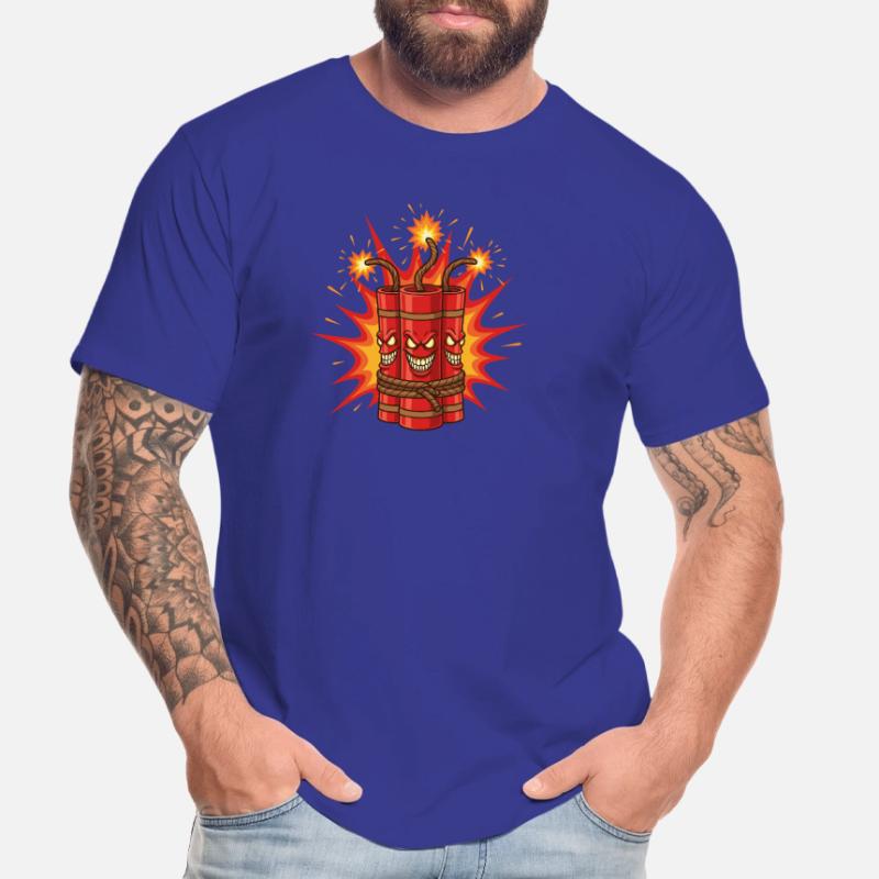Exploding Dynamite Art Men's Premium Organic T-Shirt