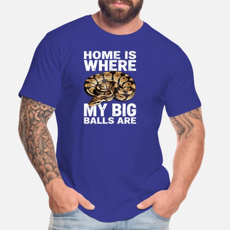 Python roi Serpents Amateurs de terrarium Python T-shirt bio Premium Homme