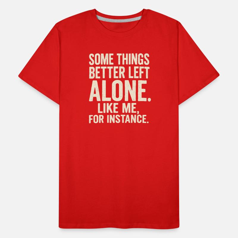 Lustiger Spruch Introvertierte Nerds Geschenkidee Männer Premium Bio T-Shirt