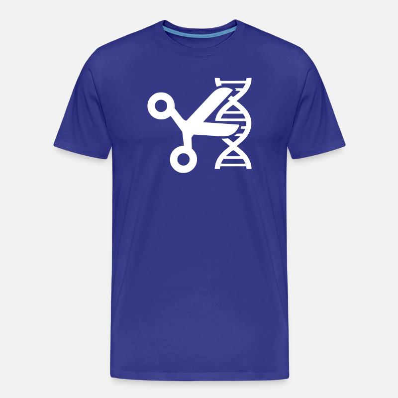 CRISPR DNA Schere Genetik - Männer Premium Bio T-Shirt - Königsblau