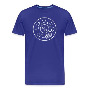 Zelle Biologie Organellen - Männer Premium Bio T-Shirt - Königsblau - Vorne - Damien (186cm)