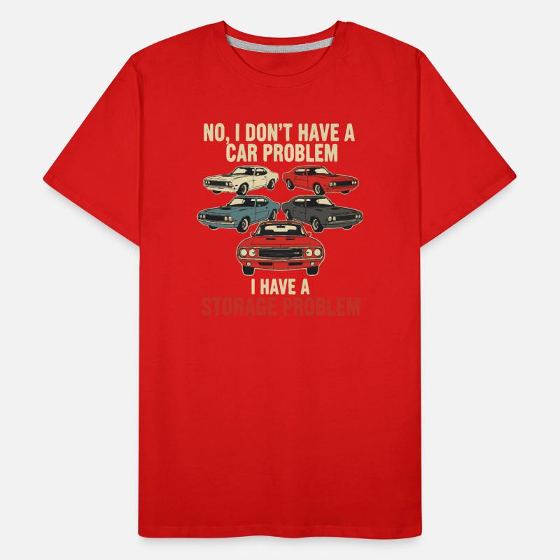 Storage Problem Car Meme Tee Men's Premium Organic T-Shirt