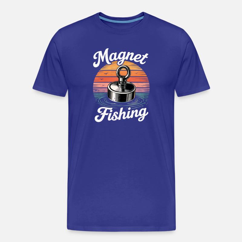 Magnetfischen - Männer Premium Bio T-Shirt - Königsblau