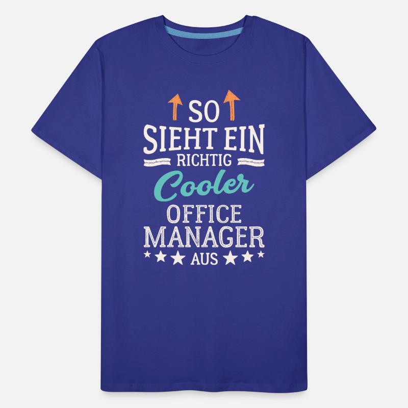 Cool Office Manager Team Leadership Office Men's Premium Organic T-Shirt