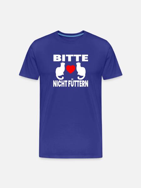 félin - T-shirt bio Premium Homme - bleu roi