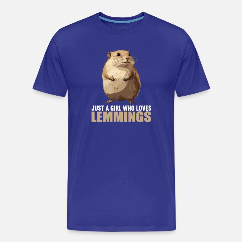 Lemminge Lemming - Männer Premium Bio T-Shirt - Königsblau