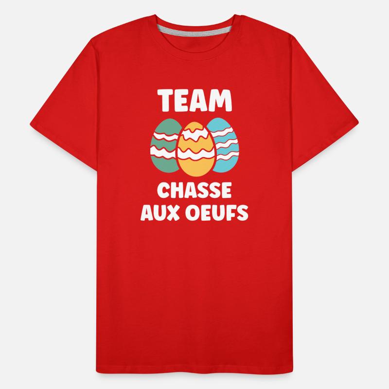 Easter, egg hunt Men's Premium Organic T-Shirt