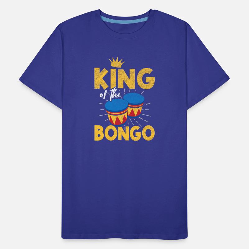 King Bongo Retro Percussion Conception T-shirt bio Premium Homme